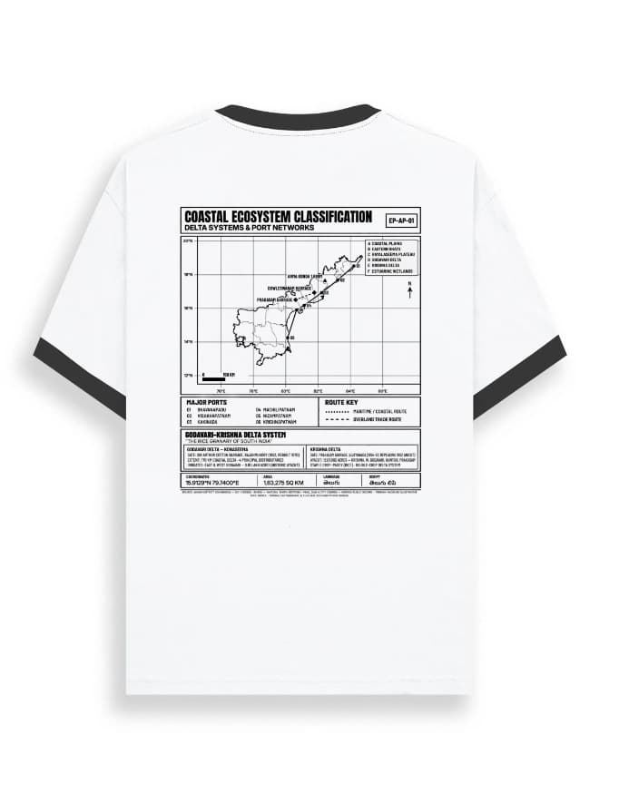 Andhra Pradesh positive ringer tee, full territorial survey plate