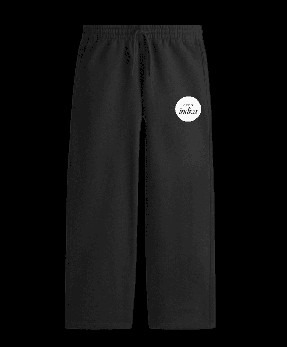 Field Trouser, black, with a fixed ESTD. indica mark at the left pocket